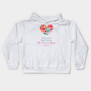 Eponine Flowers Kids Hoodie